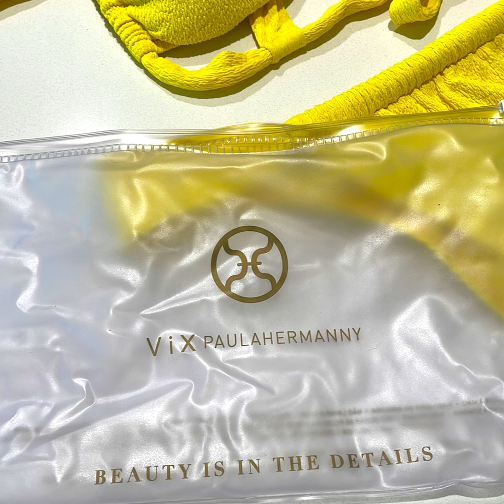 Vix Yellow Ring-Accent Bikini - Picture 4 of 9